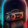 WEKOME D38 Yinla Series - V5.0 30W RGB LED přenosný bezdrátový Bluetooth reproduktor (černý)