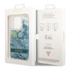 Guess Liquid Glitter Flower - iPhone 14 Pro Max Tasche (grün)