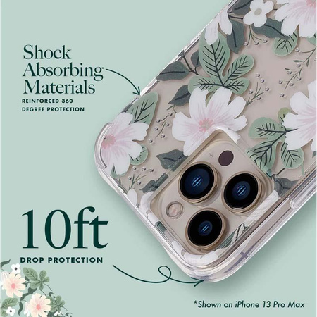 Rifle Paper Clear – Hülle für iPhone 14 Pro Max (Willow)