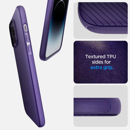Spigen Mag Armor - Case for iPhone 14 Pro Max (purple)