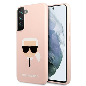 Karl Lagerfeld Silicone Ikonik Karl`s Head - Etui Samsung Galaxy S22+ (rose)