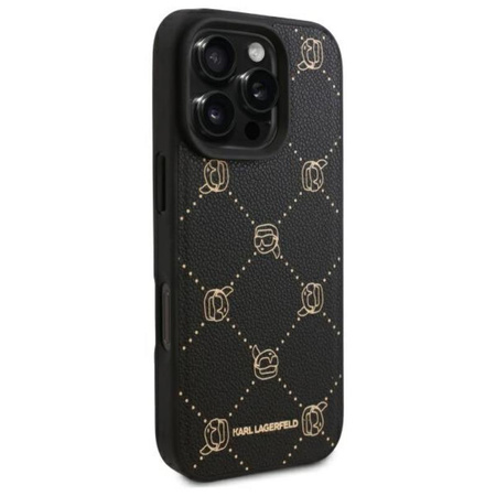 Karl Lagerfeld MagSafe Karl Head - iPhone 16 Pro Tasche (schwarz)