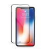 Crong Hybrid Clear Cover - Zestaw etui iPhone 11 Pro (czarny) + szkło hybrydowe 9H