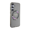 Guess IML Flowers Wreath MagSafe - Etui Samsung Galaxy S24+ (czarny)