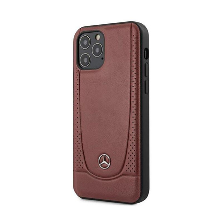 Mercedes Leather Urban Line - iPhone 12 Pro Max Case (red)