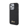 Guess Disco Metal Script - Case for iPhone 15 Pro Black)