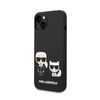 Karl Lagerfeld Liquid Silicone Karl & Choupette MagSafe - iPhone 14 Case (black)