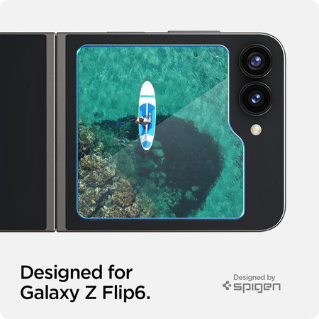Spigen Glas.TR EZ Fit 2-Pack - Szkło hartowane do Samsung Galax Z Flip 6 / 7 FE (2 sztuki)