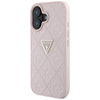 Guess Hot Stamp 4G Pattern Triangle Metal Logo - Hülle für iPhone 16 (rosa)