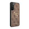 Guess 4G Big Metal Logo - Etui Samsung Galaxy S23+ (brązowy)