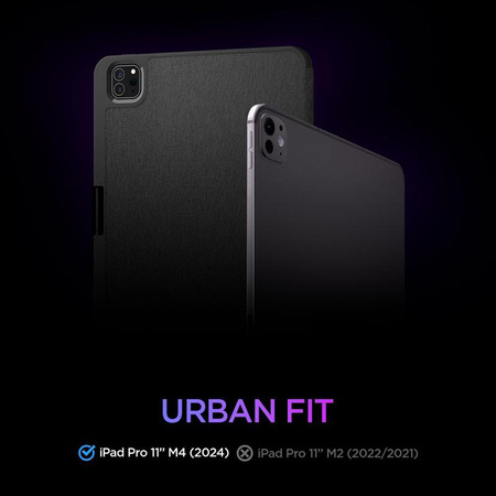 Spigen Urban Fit - pouzdro pro iPad Pro 11" (M5, 2025 / M4, 2024) (černé)