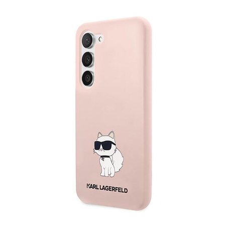 Karl Lagerfeld szilikon NFT Choupette - Samsung Galaxy S23+ tok (rózsaszín)