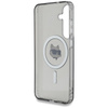 Karl Lagerfeld Button Choupette Head Printed Logo MagSafe - Etui Samsung Galaxy S25+ (czarny)