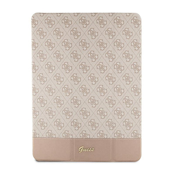 Guess 4G Stripe Allover - Étui pour iPad Pro 12.9" (2022-2020) (Rose)