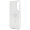 Karl Lagerfeld Button Choupette Head Printed Logo MagSafe - Case for Samsung Galaxy S25 Edge (white)