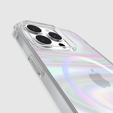 Pouzdro Case-Mate Soap Bubble MagSafe - iPhone 15 Pro Max (duhové)