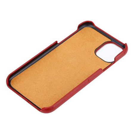 Crong Neat Cover - Étui pour iPhone 11 Pro avec poches (rouge)