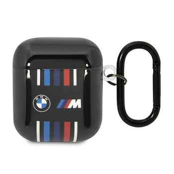 BMW Multiple Colored Lines - Etui für AirPods 1/2 gen (Schwarz)