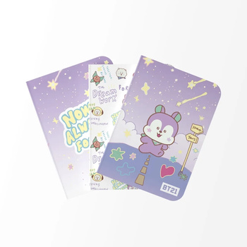 BT21 - Set mit 3 A6 MANG Notizbüchern