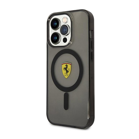 Étui Ferrari Translucide MagSafe - iPhone 14 Pro Max (Noir)