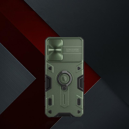 Nillkin CamShield Armor - pouzdro pro Samsung Galaxy S21+ s krytem fotoaparátu (modré)