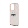 Karl Lagerfeld IML Choupette Head & Monogram - iPhone 13 Pro Case (růžová)