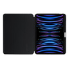 Crong PrimeFolio - pouzdro pro iPad Air 11" M3 (2025) / iPad Air 11" M2 (2024) / iPad Air 10,9" (5.-4. gen.) / iPad Pro 11" (2022-2021) (černý/průhledný)