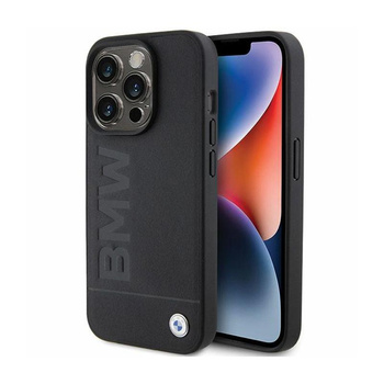 BMW Leather Hot Stamp - Case for iPhone 15 Pro (black)