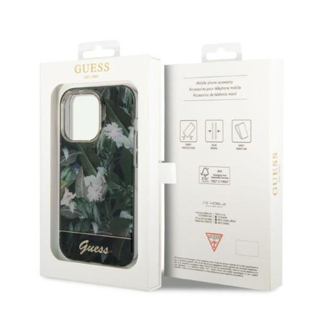Guess Jungle Case - Tasche für iPhone 14 Pro (Grün)