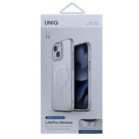 UNIQ LifePro Xtreme MagSafe - Etui iPhone 13 (przezroczysty)