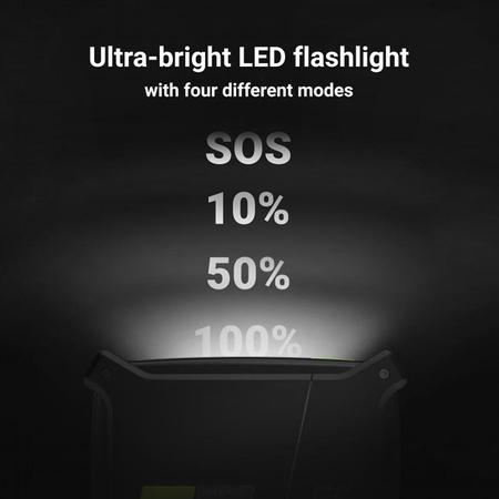 Rozrusznik Samochodowy Powerbank z Funkcją Prostownika 16000mAh 2000A Green Cell