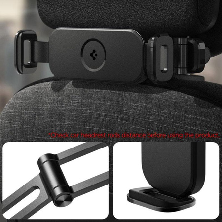 Spigen OneTap UTS45 - Universelle Auto-Kopfstützenhalterung für Smartphone / Tablet (Schwarz)