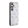 Guess 4G Dreieck Metall Logo - Samsung Galaxy S24 Tasche (weiß)