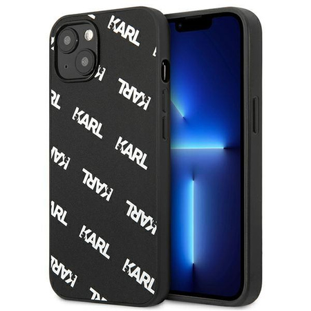 Karl Lagerfeld Allover - Coque pour iPhone 13 (noir)