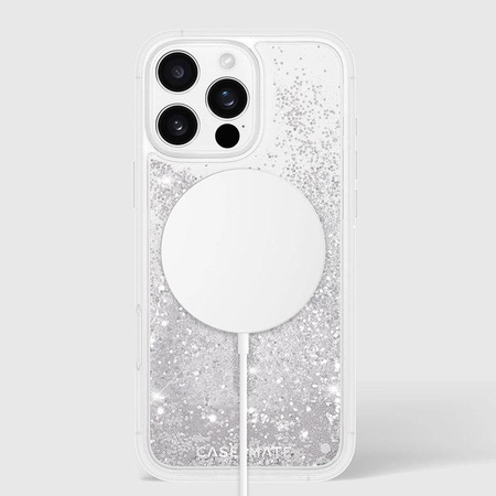 Case-Mate Waterfall MagSafe - Hülle für iPhone 16 Pro Max (Silver)