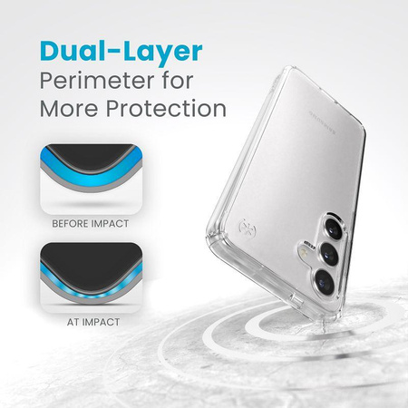 Speck Presidio Perfect-Clear - Étui Samsung Galaxy S24 (transparent/transparent)