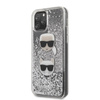 Karl Lagerfeld Liquid Glitter Hearts - Étui pour iPhone 11 Pro
