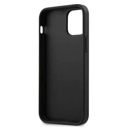 Guess 4G Triangle Collection - pouzdro pro iPhone 12 mini (hnědé)
