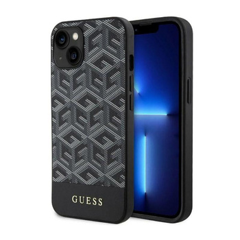 Guess GCube Stripes MagSafe - Schutzhülle für iPhone 14 (Schwarz)