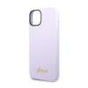 Guess Silicone Vintage - Case for iPhone 14 (Purple)