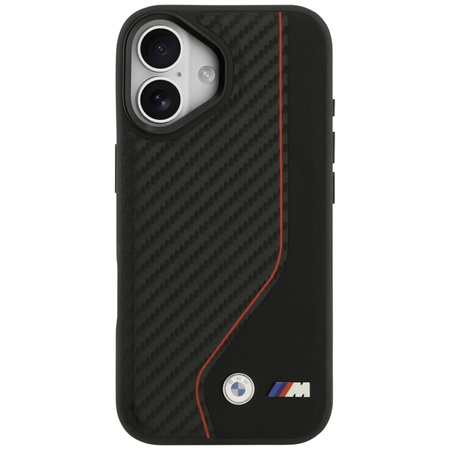 BMW M Carbon Line & Logo MagSafe - Hülle iPhone 17 (rot)
