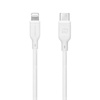Momax Zero - Câble de connexion USB-C (Power Delivery Fast Charging 3A) vers Lightning MFi 1,2 m (blanc)