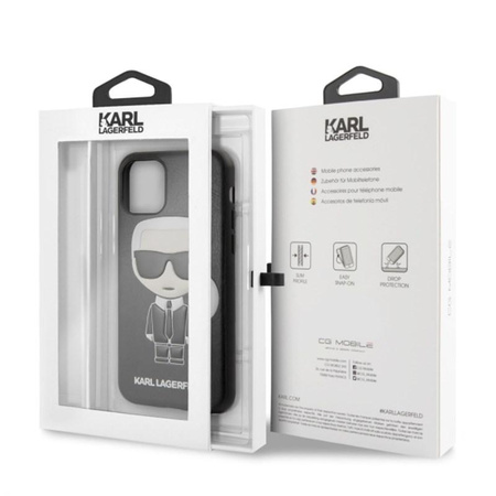 Karl Lagerfeld Iconic Karl Embossed Fullbody - Etui iPhone 11 Pro (Black)