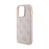 Guess Bundle Pack MagSafe 4G Metal Gold Logo - Etui Set + Power Bank 5000mAh MagSafe iPhone 15 Pro (rosa)