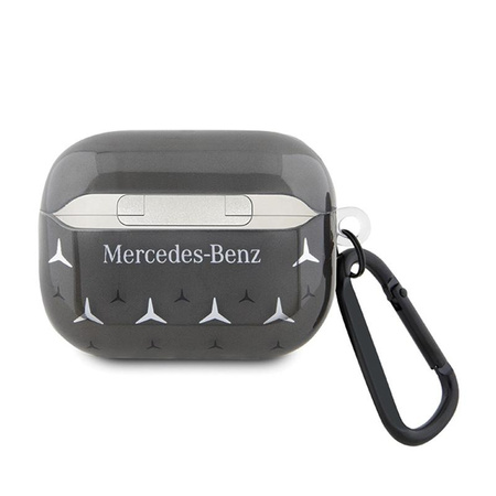 Mercedes Velký hvězdný vzor - pouzdro AirPods Pro 2 (černé)