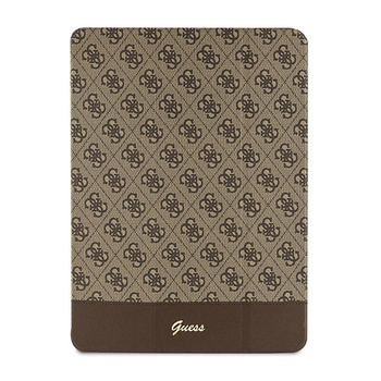 Guess 4G Stripe Allover - Hülle für iPad Pro 12.9" (2020-2022) (Braun)