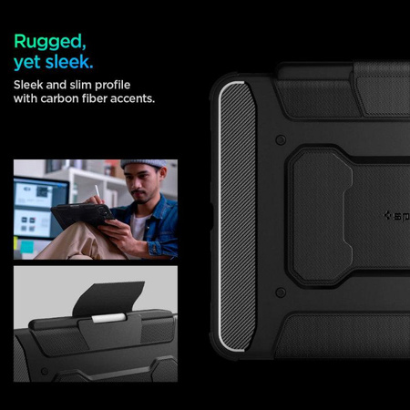 Spigen Rugged Armor Pro - pouzdro pro iPad Pro 11" (M4, 2024) (černé)