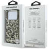 Karl Lagerfeld IML Leopard Pattern MagSafe - Hülle für iPhone 17 Pro (braun)
