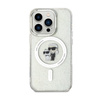 Karl Lagerfeld Karl & Choupette Glitter MagSafe - iPhone 14 Pro Case (Transparent)