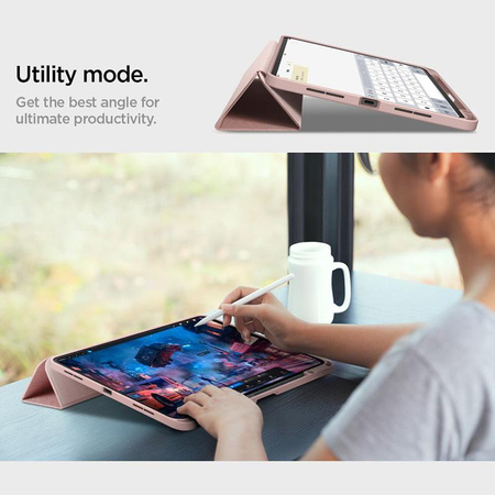 Spigen Urban Fit - Hülle für iPad Pro 11" (M4, 2024) (Rose Gold)